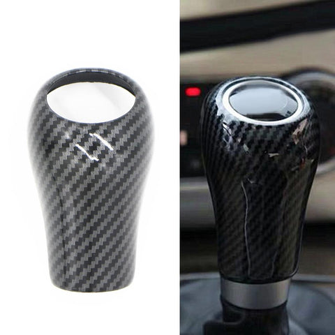 Carbon Fiber Gear Shift Knob Cover Trim For Mercedes-AM01313-Veeddydropshipping