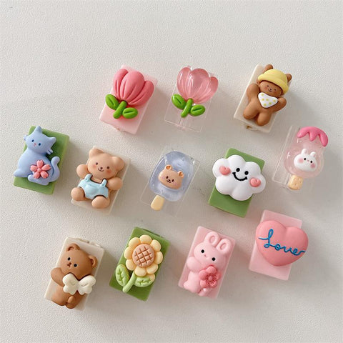 3D Cute Cartoon Animal Cable Protector Cellphone Usb Cable Bite Chompers Holder Charger-PA00890-Veeddydropshipping