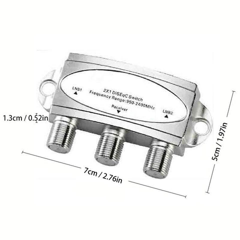 High Quality For DiSEqC Switch 2 in 1 (satellite two-in-one switch) DS-02C-CE00885-Veeddydropshipping