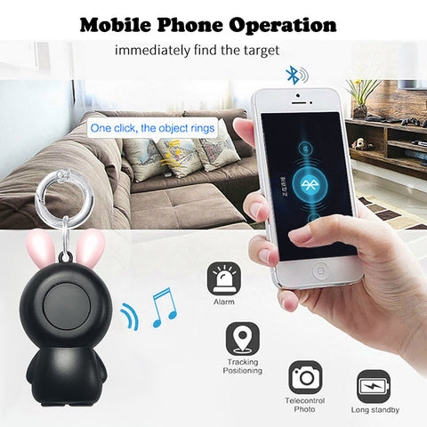 Rabbit Smart GPS Tracker Key Finder Locator Wireless Bluetooth Anti-AM00626-Veeddydropshipping