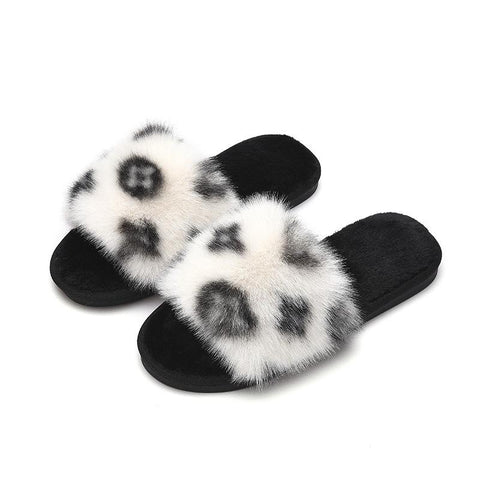 Home High and Low Hair Open Cotton Slippers-BS01083-Veeddydropshipping