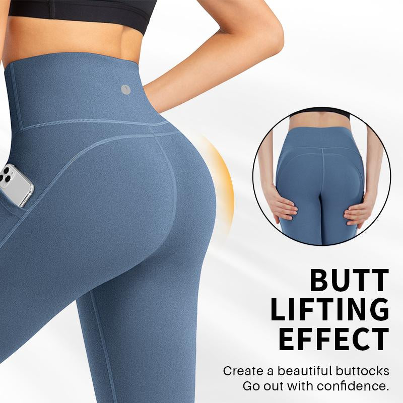 High Waist Yoga Pants Exercise Fitness Butt Lifting Leggings Sports Leggings Gym -OS00855-Veeddydropshipping