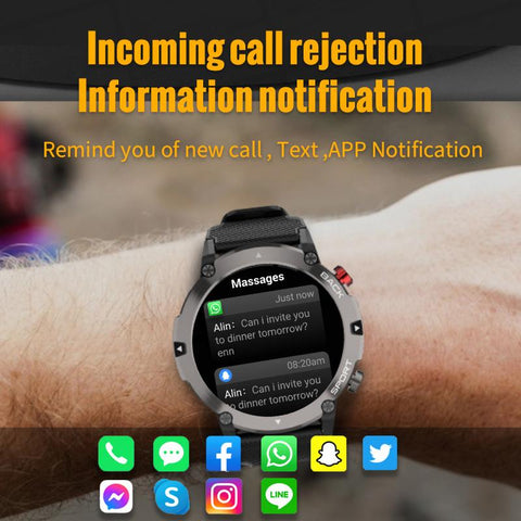 Smart Watch Men Bluetooth Call Waterproof Outdoor -JW00869-Veeddydropshipping