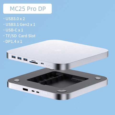 USB C Hub with HDD Enclosure docking statio-CO00060-Veeddydropshipping
