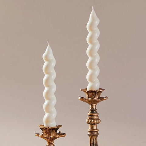 Spiral Decorative Taper Candles Home Decor-HA00355-Veeddydropshipping