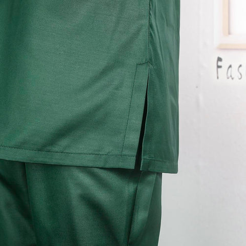 African Short sleeve Shirt Pants Dashiki Clothes-WF01720-Veeddydropshipping