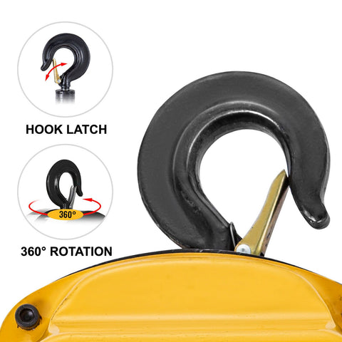 Chain Hoist  Manual Block with Two Hooks-TI00195-Veeddydropshipping