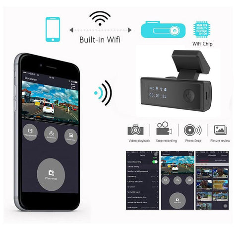 WIFI Hidden Dash Cam FHD 1080P Mini Car Camera Mobile Phone-AM00716-Veeddydropshipping