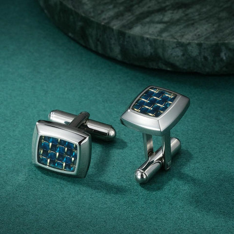 Stainless Steel Edge French Suit Accessories Shirt Cufflinks for Men-JW01322-Veeddydropshipping