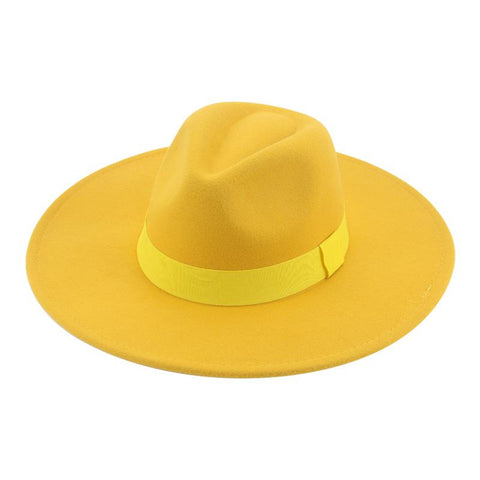 Brim Dress Men Caps Felted Hat Panama Church-MF01008-Veeddydropshipping