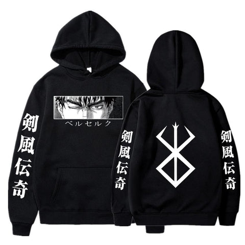 Japanese Anime Graphic Harajuku Gothic Hoody Men-MF00318-Veeddydropshipping