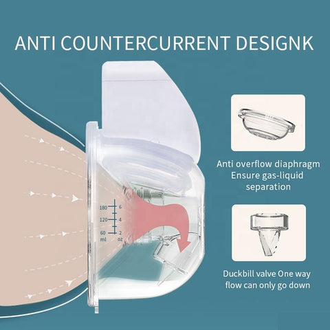 Intelligent hands free suction milk extractor portable wearing wireless-TB00678-Veeddydropshipping