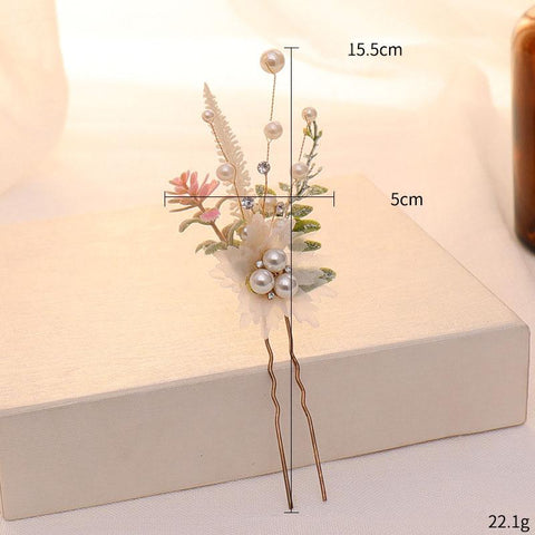 =Wedding Hairband Tiara Fairy Hair Jewelry  Pear -JW00485-Veeddydropshipping