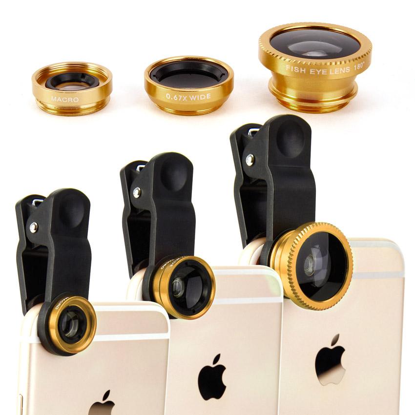 Macro Lens For Phone Universal 3 in 1 Cell Phone Lens Magnifier-PA01240-Veeddydropshipping