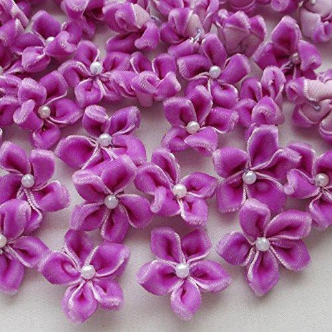 Velet Ribbon Flower Bauhinia Appliques Wedding-HA00717-Veeddydropshipping