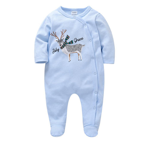 Newborn Baby Girl Rompers Cartoon Infant Boy Jumpsuit Roupas-TB00283-Veeddydropshipping