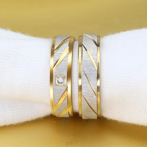 Jewelry Zirconia finger Ring For Couples Engagement Wedding -JW00412-Veeddydropshipping