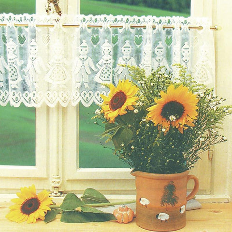 Lace Curtain Window Tulle Butterfly Curtains-HA01834-Veeddydropshipping