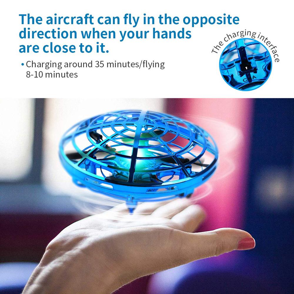Colorful Anti-collision Flying Helicopter Magic Hand UFO Ball Aircraft-TB01405-Veeddydropshipping