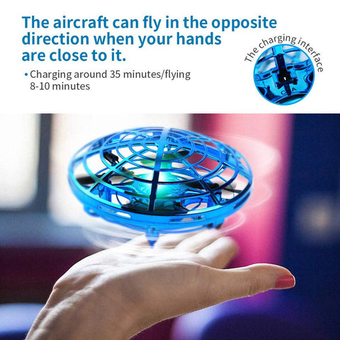 Colorful Anti-collision Flying Helicopter Magic Hand UFO Ball Aircraft-TB01405-Veeddydropshipping