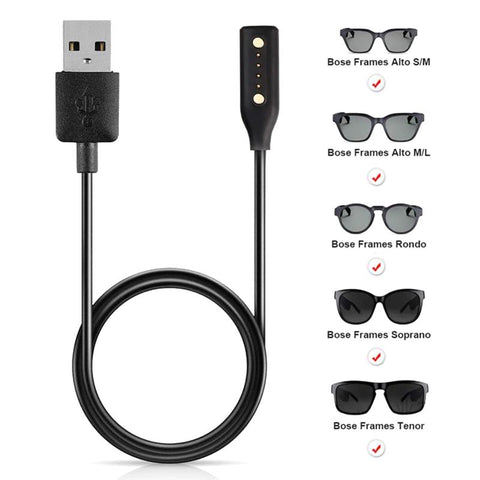 60cm Flexible USB  Charging Cable Bluetooth-compatible Glasses Charger Cord -CE00183-Veeddydropshipping