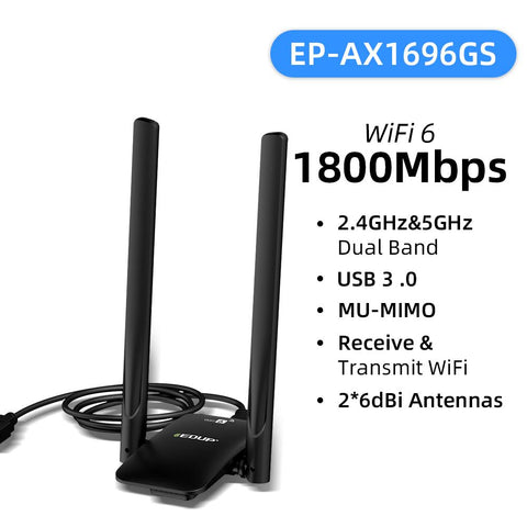 USB WiFi Adapter Dual Network Card-CO01392-Veeddydropshipping