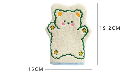 Cartoon Shower Thicken Bath Magic Peeling Glove-HA00570-Veeddydropshipping