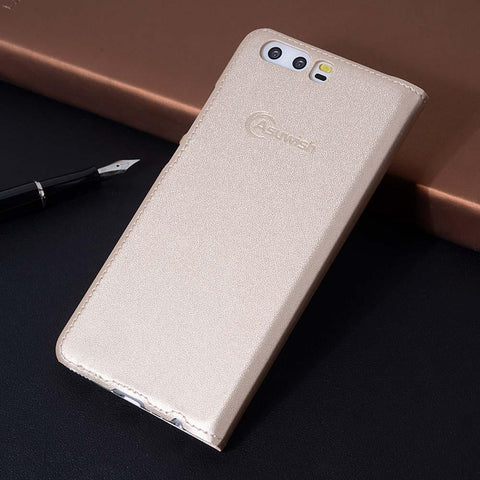 Flip Leather Smart View Case For Huawei P10 P9 Plus P8 Luxury Shockproof Cover-PA00275-Veeddydropshipping