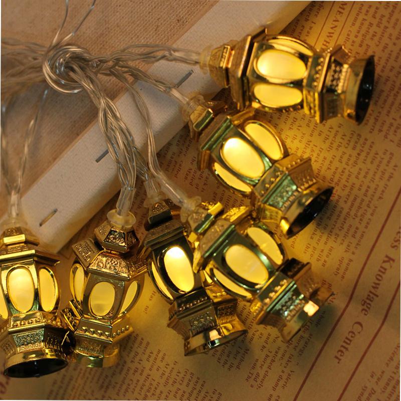 EID Mubarak Decor Ramadan Decorations Moon Star Led String Lights-TI00935-Veeddydropshipping