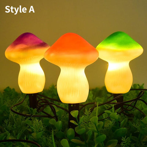 Solar Mushroom String Lights Smart Light Sense Garden Lights Outdoor-TI00832-Veeddydropshipping