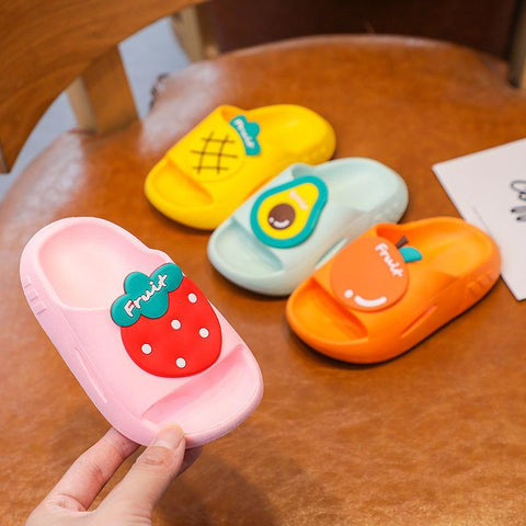 Cartoon Strawberry Kids Slippers for Boys Summer Beach Indoor-TB00131-Veeddydropshipping