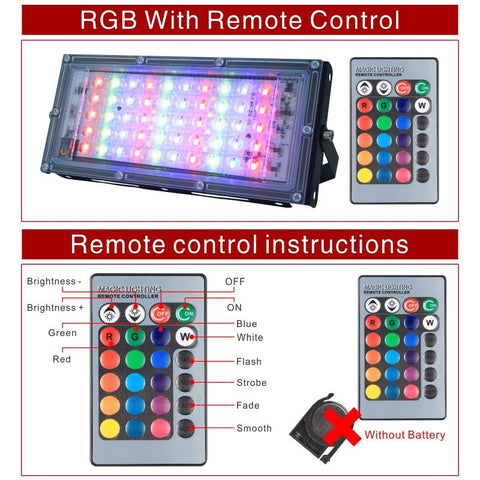 Led Flood Light 50W 220V Outdoor Floodlight IP65 Waterproof LED-TI00872-Veeddydropshipping