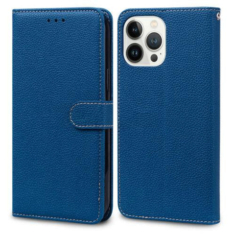 For iPhone 13 12 11 Pro Max SE XS XR 7 8 + Luxury Leather Wallet Flip Cover Case-PA00115-Veeddydropshipping