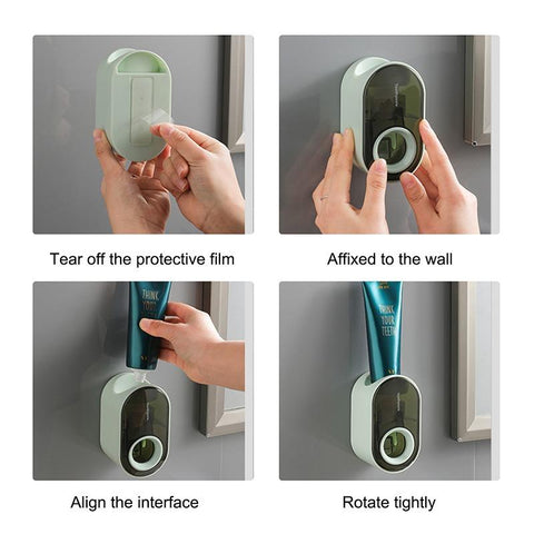 Bathroom Toothpaste Squeezer Automatic Dispenser-HA01023-Veeddydropshipping