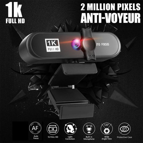 Web Camera  Can With Microphone Tripod  Auto focus-CO00120-Veeddydropshipping