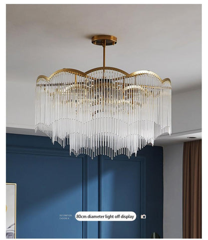 Modern Crystal Ceiling Chandelier-TI00403-Veeddydropshipping