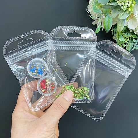 Bags Clear Thicken Plastic Self Sealing Package DIY Jewelry Display -JW01684-Veeddydropshipping