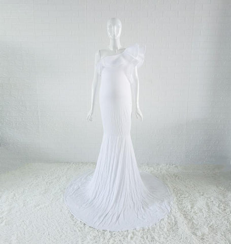 2020 Summer Maternity Photography Props Long Dress Baby Shower Long-TB00592-Veeddydropshipping