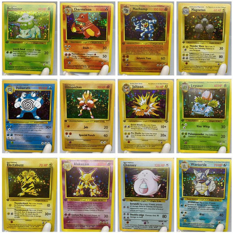 10PCS+2 NEW 1996 Years DIY Pokemon Flash Cards Charmeleon-TB01613-Veeddydropshipping