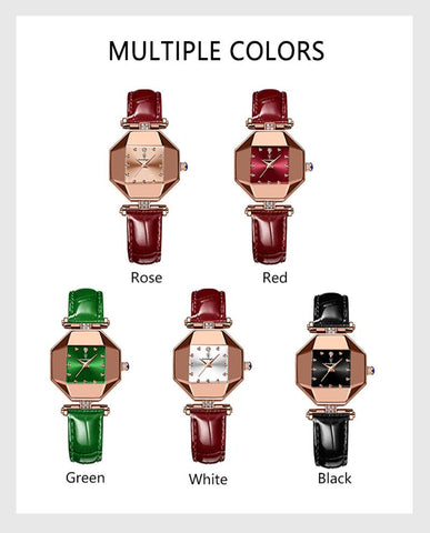 Luxury Quartz Watch Elegant  Crystal Dial Waterproof-JW00986-Veeddydropshipping