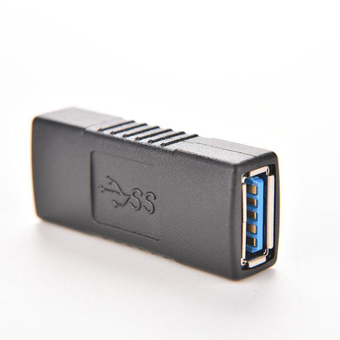 JETTING USB 3.0 Type A Female to A Female Connector Adapter AF to AF Coupler F/F Gender Changer Extender Converter for Laptop