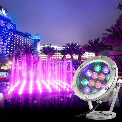 Stainless Steel LED Fountain Lamps Ip68 Waterproof Swimming Pool Lights-TI00973-Veeddydropshipping