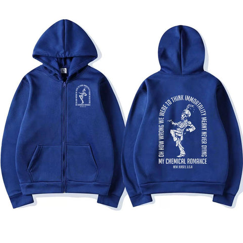 Romance Zipper Hoodie The Black Parade Rock-MF00029-Veeddydropshipping