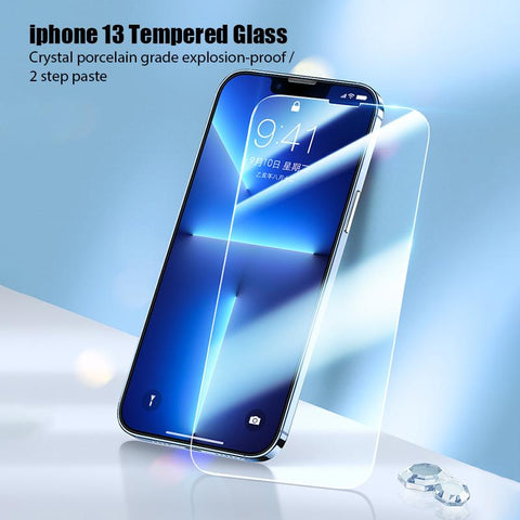 4PCS Tempered Glass for iPhone 13 12 11 Pro Max Mini Screen Protector for iPhone 14 Pro Max-PA00568-Veeddydropshipping