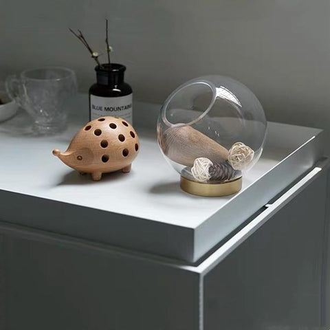 Wooden 24 Hole Pen Stand Multi-Functional Desk-HA01600-Veeddydropshipping