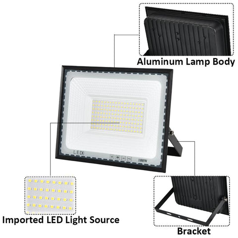 LED Floodlight Waterproof 30W 50W 100W 150W 200W Outdoor Wall 220V-TI00867-Veeddydropshipping