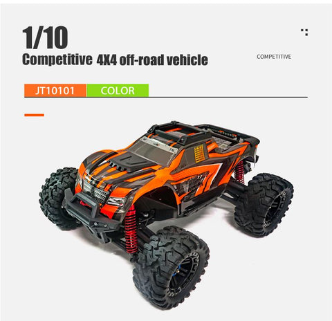 RC Car 1/10 4WD 2.4G Remote Control Car 550 Carbon Brush Strong-TB01445-Veeddydropshipping