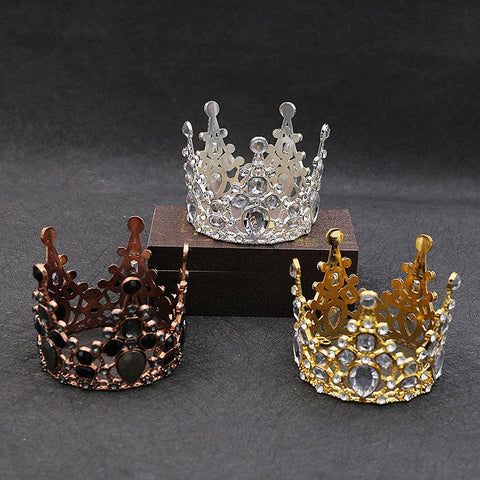Wedding Crystal Brithday cake baking decorative Head Jewelry -JW00521-Veeddydropshipping