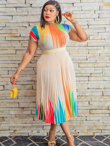 African Dresses For Women Elegant-WF01492-Veeddydropshipping