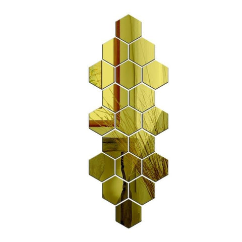 Mirror Post Stairs Three-dimensional Decorative Wall-HA00195-Veeddydropshipping